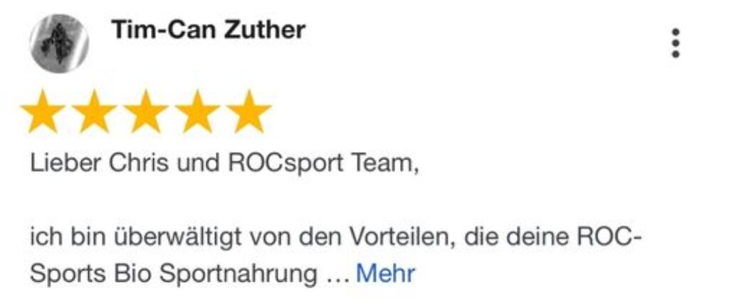 ROC-Sports Bio Proteinpulver - Feedback unserer feinen Kunden