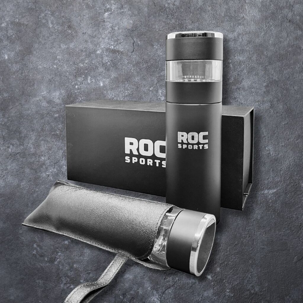 Tea-ROC Thermosflasche mit Thermometer | by ROC-Sports