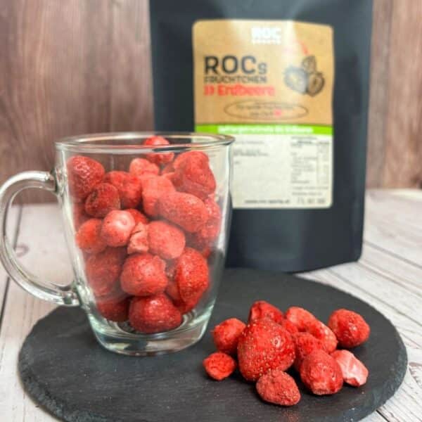 ROCs Früchten - gefriergetrocknete Bio Erdbeeren im Ganzen